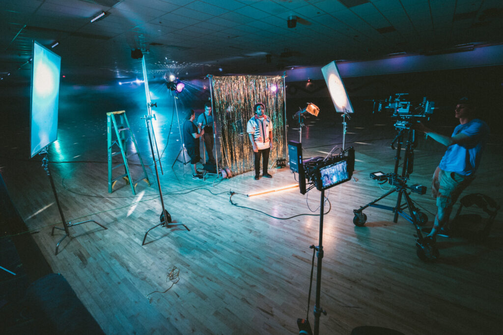 music video set design
